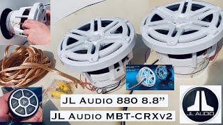 JL Audio M880 88 Speakers Bluetooth amp Amp Install [upl. by Lenny]