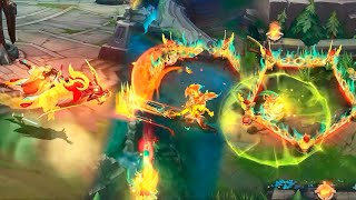 NEW Dragon Lantern Skins  Zeri Legendary Thresh Aatrox Zyra amp Graves  Wild Rift [upl. by Craig]