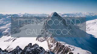 Galenstock 3586m  Tiefenstock 3515m  DJI Mini 2 flys above 3500m [upl. by Thia]