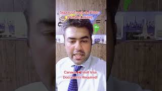 Canada Visit Visa From Pakistan  Canada Visit Visa For Pakistani Passport [upl. by Napra]