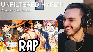 REACTION  SWORDSMEN OF ANIME CYPHER  RAPKNIGHT ft Shwabadi HalaCG Connor Quest 954mari amp More [upl. by Essilec]