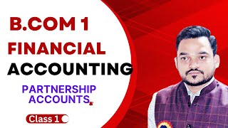 bcom 1 year financial accounting  partnership Accounts bcom [upl. by Casandra]