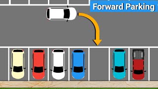 Forward Parking Step by StepHow to ParkHow to Park a Car carparking parking [upl. by Beniamino]