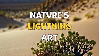 When Lightning Strikes Sand Nature’s Glass Creation ⚡nature fulgurite shortscience [upl. by Westberg786]