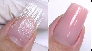 Fiberglass Nails Tutorial [upl. by Aeiram]