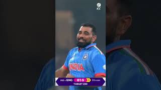 Mohammed Shamis sensational matchwinning spell against England at CWC23 🤩cricket [upl. by Ardnoek826]