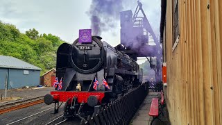 Dampflok 9F auf Bergfahrt wird immer lauter  92134 knallt gen Goathland [upl. by Nehtanhoj]