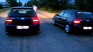 VW Golf IV 16 vs VW Golf IV 19 TDI [upl. by Leach910]