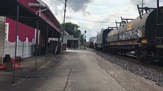 Csx 5215 heading into the yard [upl. by Naashar]