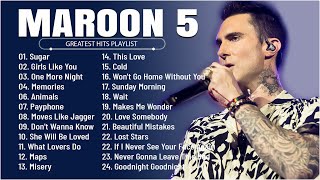 Maroon 5  Greatest Hits Full Album  Best Songs Collection 2023 [upl. by Einamrej54]