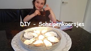 DIY  Zelf schelpenkaarsjes maken  knutselen Nederlands [upl. by Iggie]