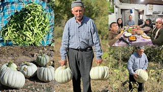 Bahçede kabak hasadı son demler öğlen yemeği 🥗 [upl. by Carl448]