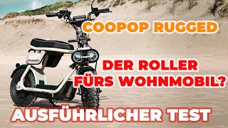 Coopop Rugged  Ehrlicher Test  Miniscooter fürs Wohnmobil [upl. by Gnal]