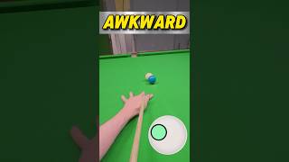 Snooker Awkward Shots Practice Break 😬 GoPro Headcam POV [upl. by Enahc]