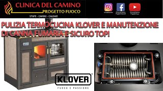 Termocucina Klover a LEGNA pulizia straordinaria e sostituzione long life dal sicuro top [upl. by Anallij141]