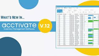 Whats New in Acctivate Version 12 [upl. by Gnah103]