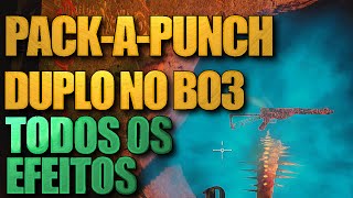 PackAPunch duplo e todos os seus Ã³timos efeitos  BO3 Zombies [upl. by Kaenel]