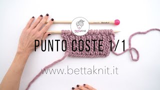 Lavoro a Maglia Punto Coste 11 [upl. by Geoff33]