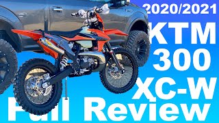 2020 and 2021 KTM 300 XCW Full Review [upl. by Jewel486]