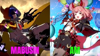 GBVSR High Level Gameplay Mabusin Seox VS AM Vikala [upl. by Enylecoj]