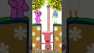 Bhale insan ne monster ke upar fenka bomb animation monster cartoon [upl. by Lekzehcey260]