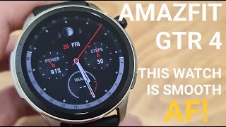 AMAZFIT GTR 4 Full Review This Watch Is Smooth AF My Favourite Of 2022 [upl. by Madalyn]