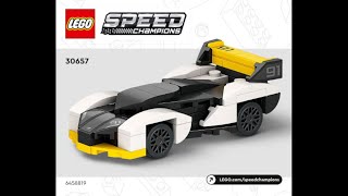 LEGO Instructions  Speed Champions  30657  McLaren Solus GT  McLaren  Polybags [upl. by Akenna]