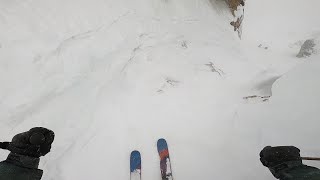 Corbets Couloir first time down 2024 [upl. by Kalil634]