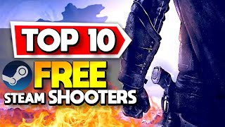 Top 10 FREE Shooting Games on Steam amp PC [upl. by Akisey]