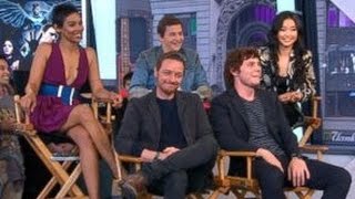 XMen Apocalypse Cast Visits GMA [upl. by Siobhan]