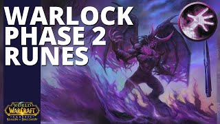 WoW SOD Phase 2 Warlock Runes Guide [upl. by Airamalegna]