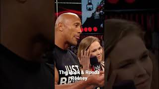 The Rock and Ronda Rousey team up Short [upl. by Christoffer]