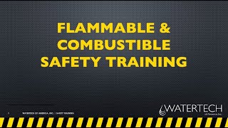 Flammable amp Combustible Liquids Training [upl. by Hewitt]