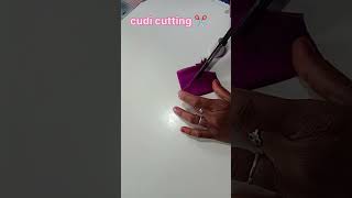 cudi cutting ✂️shortsfeed fashion trending tips and tricks 👗 [upl. by Ramor]