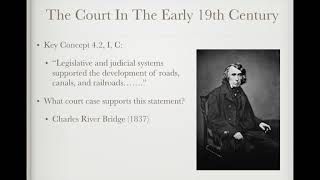 APUSH Review Video 20 Supreme Court Cases In The Early 1800s and National Culture [upl. by Ttekcirc]