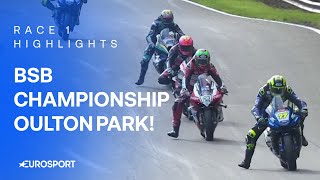 Dramatic Opening Race 😳  Race 1 Bennetts British Superbike Championship Highlights [upl. by Wahs]