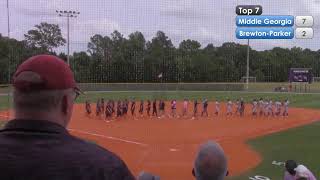 SSAC Softball BrewtonParker  Middle Georgia State 4272024 Game 2 [upl. by Buller]