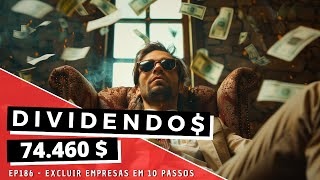 Dividendos  EP186 Excluir Empresas em 10 Passos [upl. by Atteloiv]