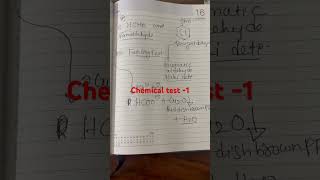 Chemical distinguishing test Ethylamine and Aniline formaldehyde and Benzaldehyde cksir [upl. by Wolfram]