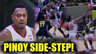 Justin Brownlee SHOCK the TNT defenders w PINOY SIDESTEP to beat the buzzer [upl. by Imis]