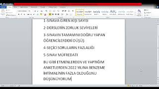 LGS 2024 YÃœZDELÄ°K DÄ°LÄ°MLERÄ° HANGÄ° YILA BENZERLÄ°SELERÄ°N TABAN PUANLARI NASIL OLUR [upl. by Leinnad30]