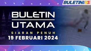 Pekerja Bank Wanita Cedera Disamun Dibelasah Dengan Kayu  Buletin Utama 19 Februari 2024 [upl. by Bonny]