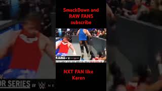 Raw vs SmackDown vs NXT wwe viralshorts 👿😈 [upl. by Ardnikal]