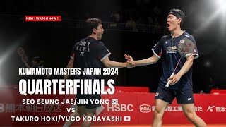 Seo Seung JaeJin Yong 🇰🇷 Vs Takuro HokiYugo Kobayashi 🇯🇵  Kumamoto Masters Japan 2024 [upl. by Guria]