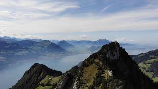 Drone Footage of Rigi Hochflue in Schwyz Switzerland [upl. by Enelyt]