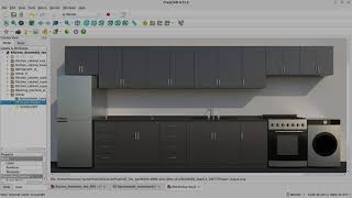 FreeCAD Kitchen layout Parametric components [upl. by Eohce]