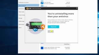 How to Uninstall AVAST from Windows 10 [upl. by Reyotal]