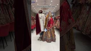 Couple outfit for rent laljees groom sherwani bridal lehenga couple shaadi shorts yt love [upl. by Analise]