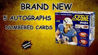 NEW 2024 Score Football Hobby Box [upl. by Damara]