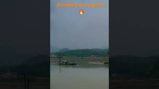 Desilting at man made lake🔥🔥 [upl. by Einafats]